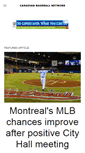 Mobile Screenshot of canadianbaseballnetwork.com
